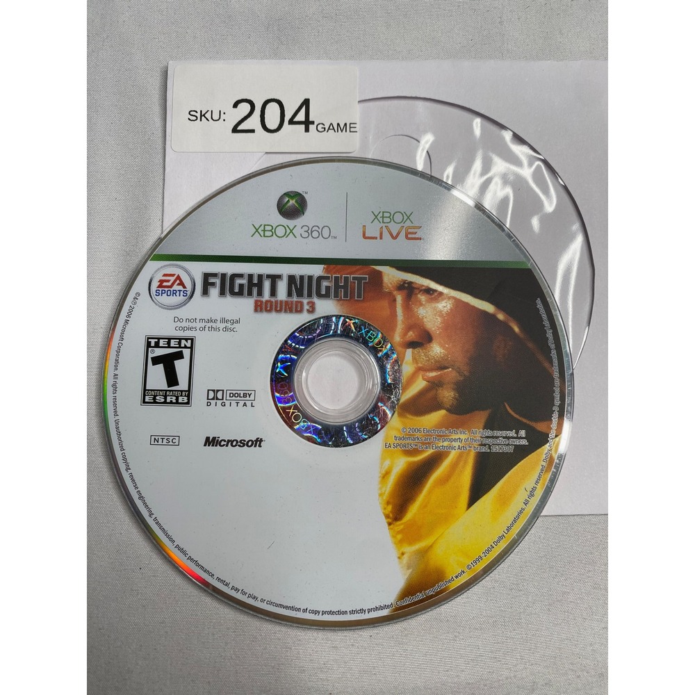 EA Sports Fight Night Round 3 Xbox 360